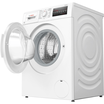The Home Delight Bosch 300 Series 24-Inch 2.2 cu.ft. High-Efficiency Front Load Washer - Plugs Into Adapter