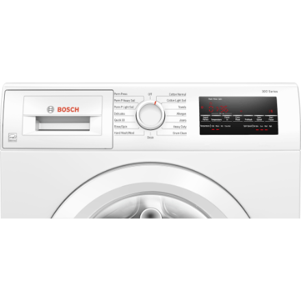 The Home Delight Bosch 300 Series 24-Inch 2.2 cu.ft. High-Efficiency Front Load Washer - Plugs Into Adapter