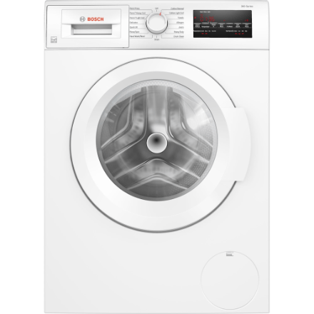 The Home Delight Bosch 300 Series 24-Inch 2.2 cu.ft. High-Efficiency Front Load Washer - Plugs Into Adapter