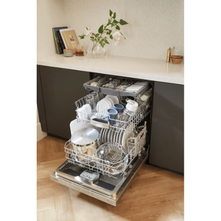 The Home Delight Bosch 500 Series 24-Inch Smart Built-In Dishwasher with Home Connect, Third Rack, AutoAir, SS 44 dBA - ENERGY STAR