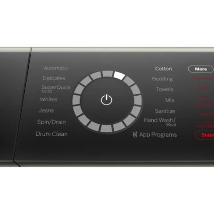 The Home Delight Bosch 800 Series 2.4 cu.ft. Front Load Smart Washer, Silver - ENERGY STAR
