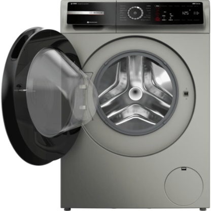 The Home Delight Bosch 800 Series 2.4 cu.ft. Front Load Smart Washer, Silver - ENERGY STAR