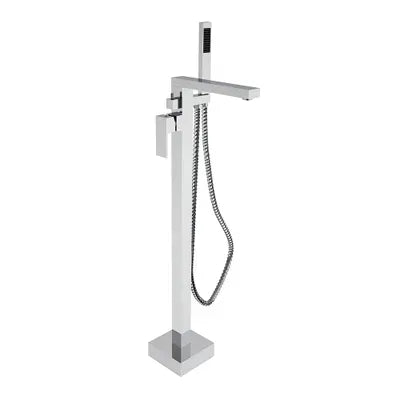 The Home Delight Chrome finish freestanding bathtub faucet
