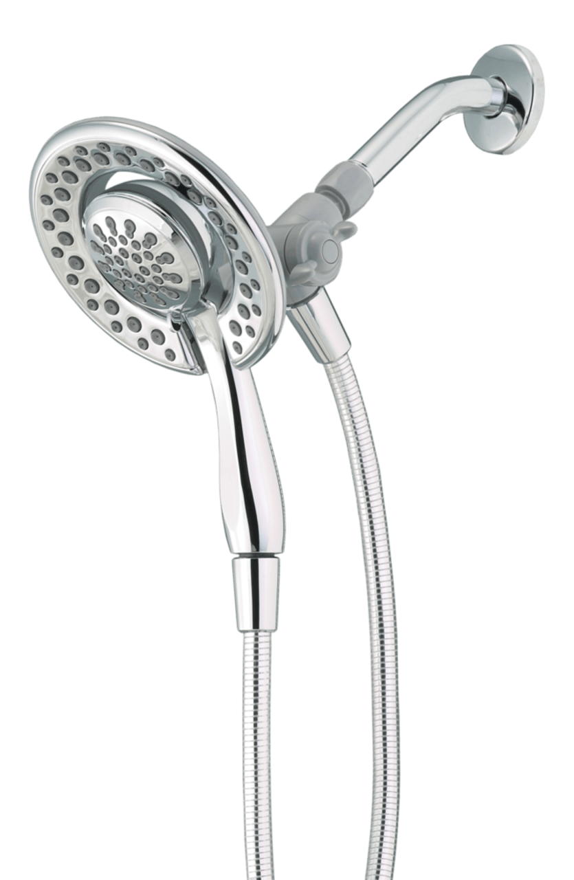 The Home Delight Delta In2ition® 2-in-1 4-Setting Handheld Shower Head, Chrome