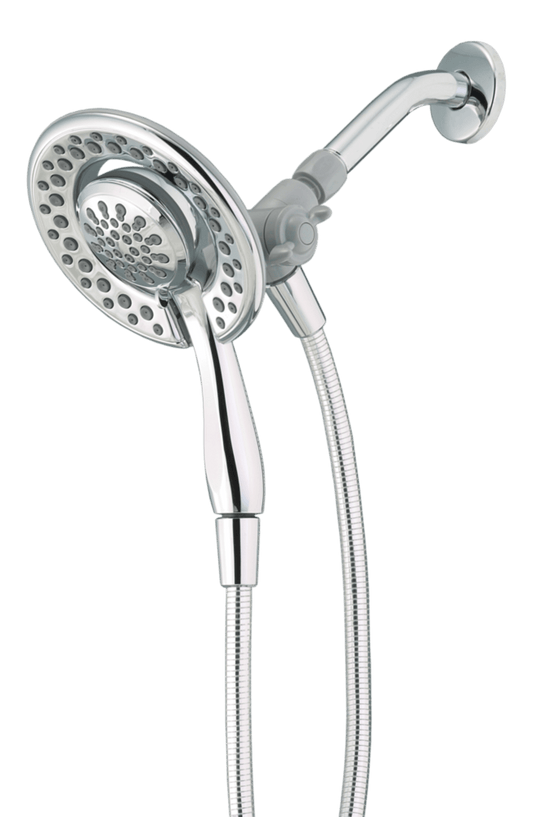 The Home Delight Delta In2ition® 2-in-1 4-Setting Handheld Shower Head, Chrome