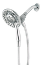 The Home Delight Delta In2ition® 2-in-1 4-Setting Handheld Shower Head, Chrome