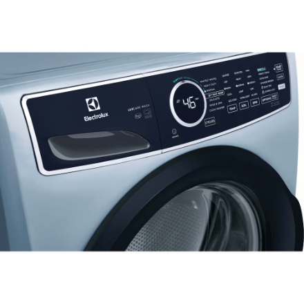 The Home Delight Electrolux 5.2 Cu.Ft. Front Load Washer with LuxCare Wash System in Glacier Blue