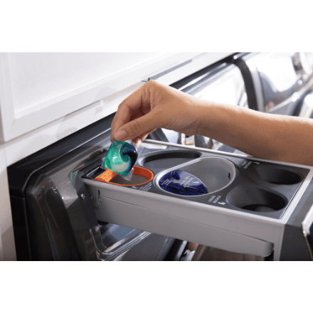 The Home Delight Electrolux 5.2 Cu.Ft. Front Load Washer with SmartBoost Technology in Titanium