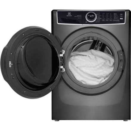 The Home Delight Electrolux 5.2 Cu.Ft. Front Load Washer with SmartBoost Technology in Titanium