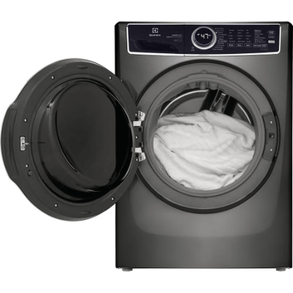 The Home Delight Electrolux 5.2 Cu.Ft. Front Load Washer with SmartBoost Technology in Titanium