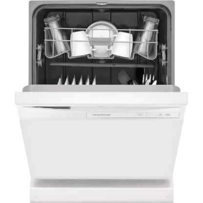 The Home Delight Frigidaire 24-inch Front Control Dishwasher Ultra Quiet in White