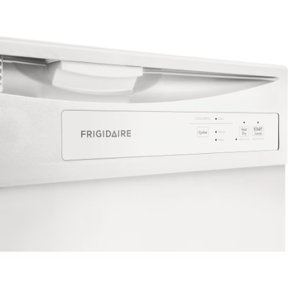 The Home Delight Frigidaire 24-inch Front Control Dishwasher Ultra Quiet in White