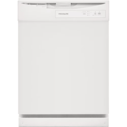The Home Delight Frigidaire 24-inch Front Control Dishwasher Ultra Quiet in White