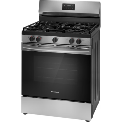 The Home Delight Frigidaire 30-inch Freestanding Gas Range with Quick Boil in Stainless Steel