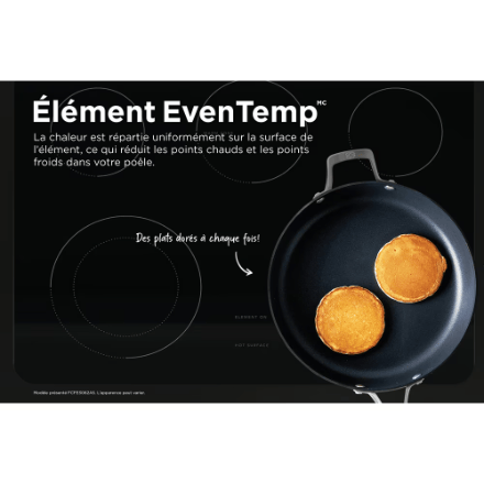 The Home Delight Frigidaire 30-inch Slide-In Electric Range with Even Temp Cooktop and Steam Clean in Stainless Steel