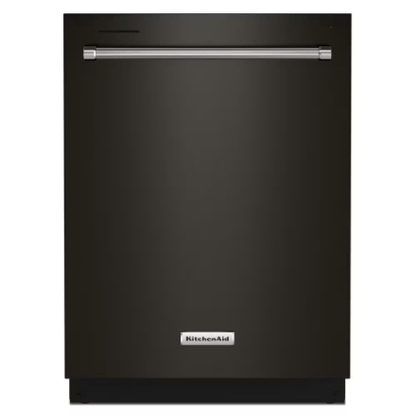 The Home Delight KitchenAid 24-inch Top Control Dishwasher in Black Stainless Steel with Stainless Steel Tub and 3rd Level Rack