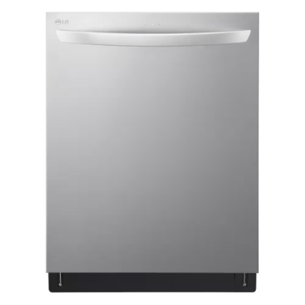 The Home Delight LG Electronics 24-inch Top Control Smart Dishwasher in Smudgeproof Stainless Steel with One Hour Wash & Dynamic Heat Dry TrueSteam® Cleaning, Adjustable 3rd Rack