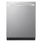 The Home Delight LG Electronics 24-inch Top Control Smart Dishwasher in Smudgeproof Stainless Steel with One Hour Wash & Dynamic Heat Dry TrueSteam® Cleaning, Adjustable 3rd Rack