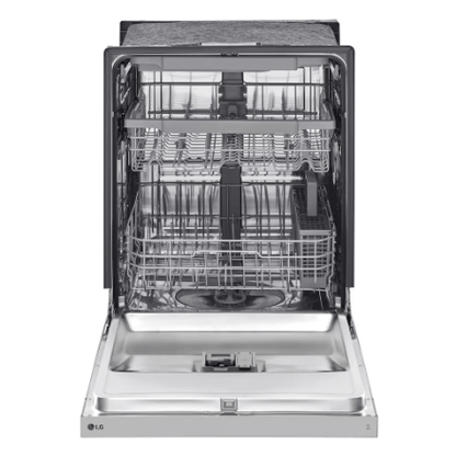 The Home Delight LG Electronics 24-inch W Front Control DishWasher with 3rd Rack and Dynamic Dry in Fingerprint Resistant Stainless Steel