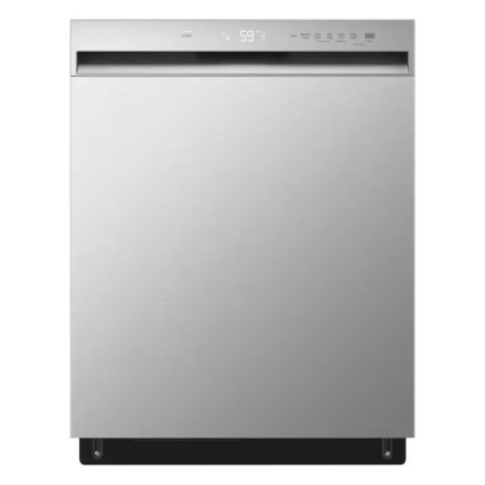 The Home Delight LG Electronics 24-inch W Front Control DishWasher with 3rd Rack and Dynamic Dry in Fingerprint Resistant Stainless Steel
