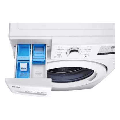 The Home Delight LG Electronics 5.2 cu. ft. Ultra Large Front Load Washer with Coldwash in White - ENERGY STAR
