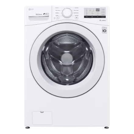 The Home Delight LG Electronics 5.2 cu. ft. Ultra Large Front Load Washer with Coldwash in White - ENERGY STAR