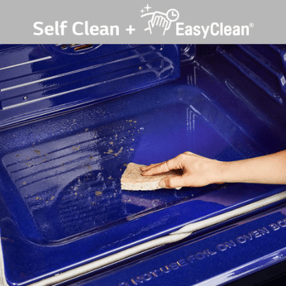 The Home Delight LG Electronics Slide-in Smart Gas Range with InstaView and Air Fry, ProBake Convection Oven in Smudge Resistant Stainless Steel