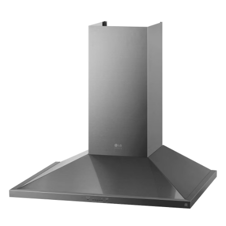 The Home Delight LG STUDIO 30-inch Wall Mount Chimney Range Hood with Light & Wi-Fi in Fingerprint Resistant Stainless Steel