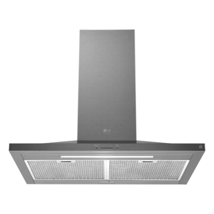 The Home Delight LG STUDIO 30-inch Wall Mount Chimney Range Hood with Light & Wi-Fi in Fingerprint Resistant Stainless Steel
