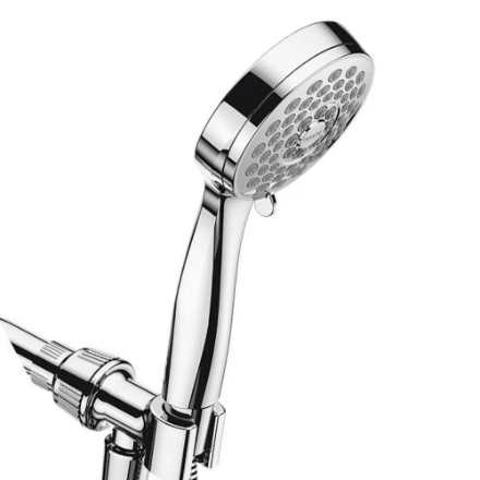 The Home Delight MOEN Eos 3-Setting 3.75-Inch Diameter Handheld Shower Head in Chrome