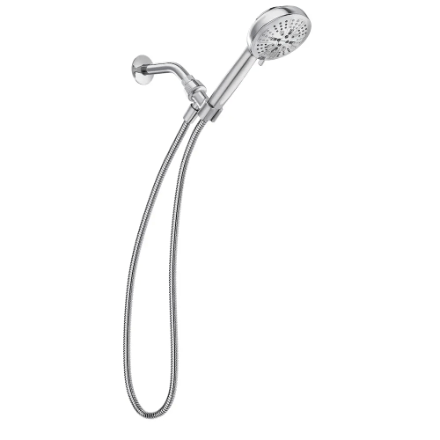 The Home Delight MOEN Hydro Energetix 8-Setting 4.75-Inch Diameter Handheld Shower Head in Chrome