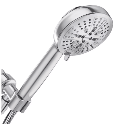 The Home Delight MOEN Hydro Energetix 8-Setting 4.75-Inch Diameter Handheld Shower Head in Chrome