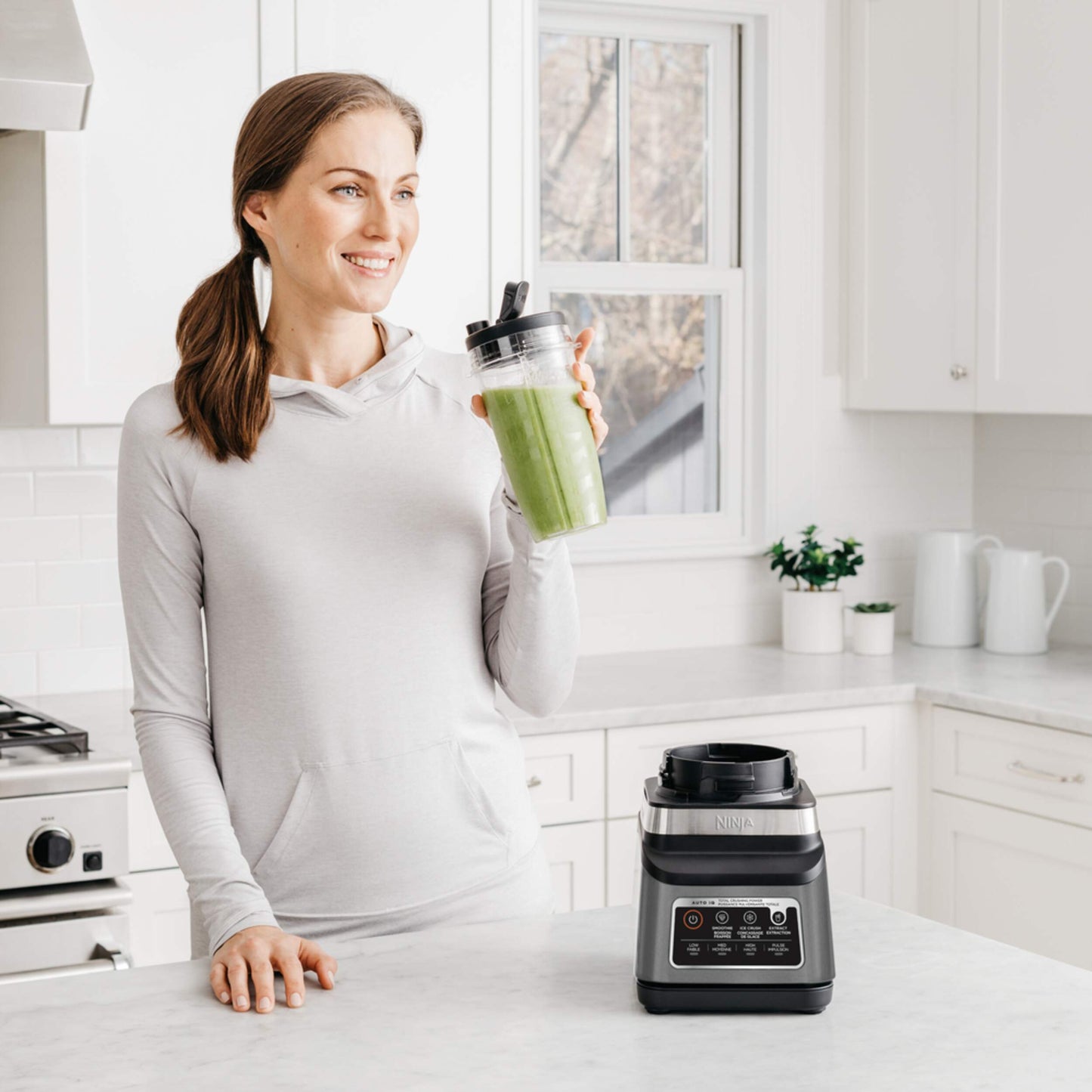 The Home Delight Ninja® Professional Plus Blender DUO® w/ 3 Pre-Set Auto IQ Programs, Stainless Steel, 1400W