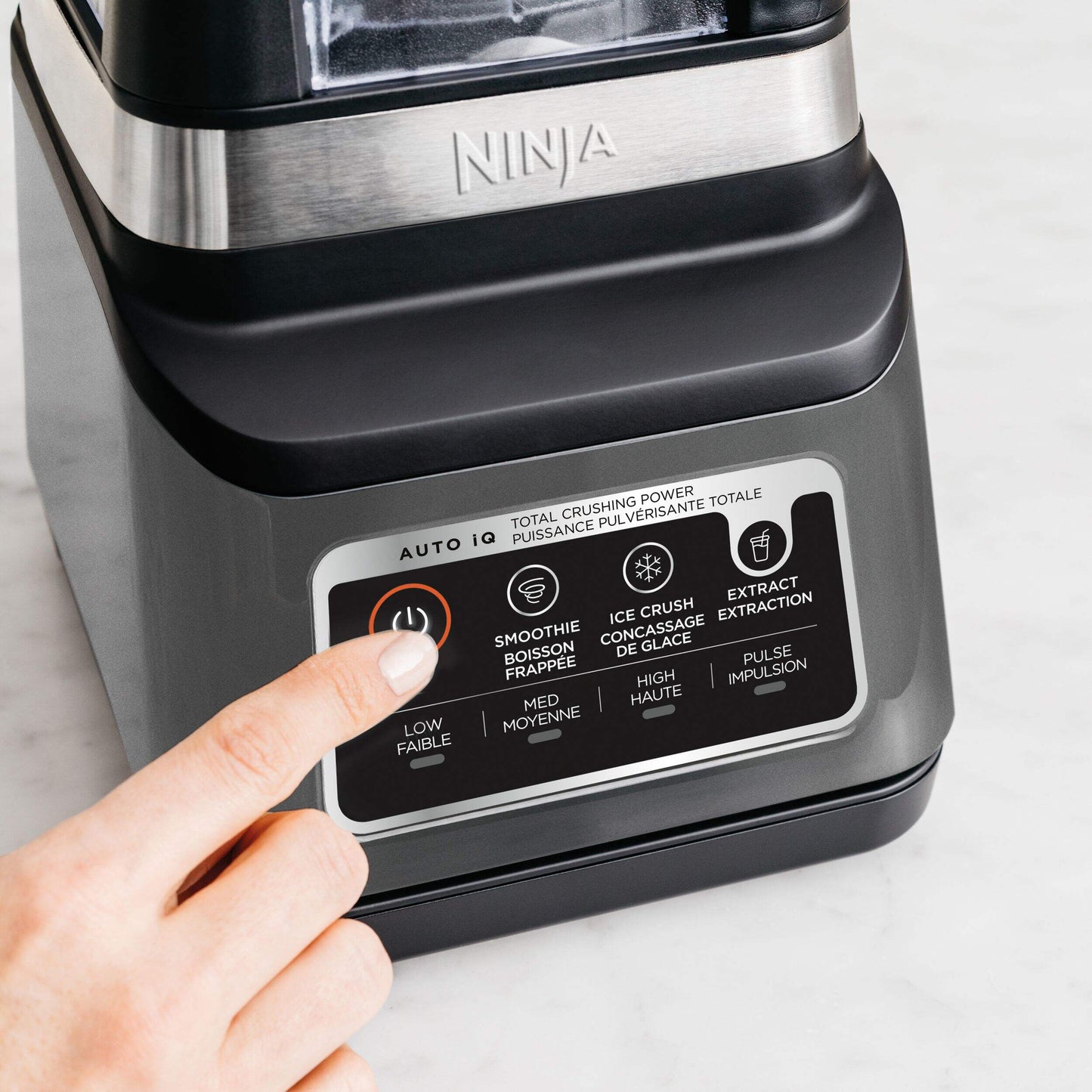 The Home Delight Ninja® Professional Plus Blender DUO® w/ 3 Pre-Set Auto IQ Programs, Stainless Steel, 1400W
