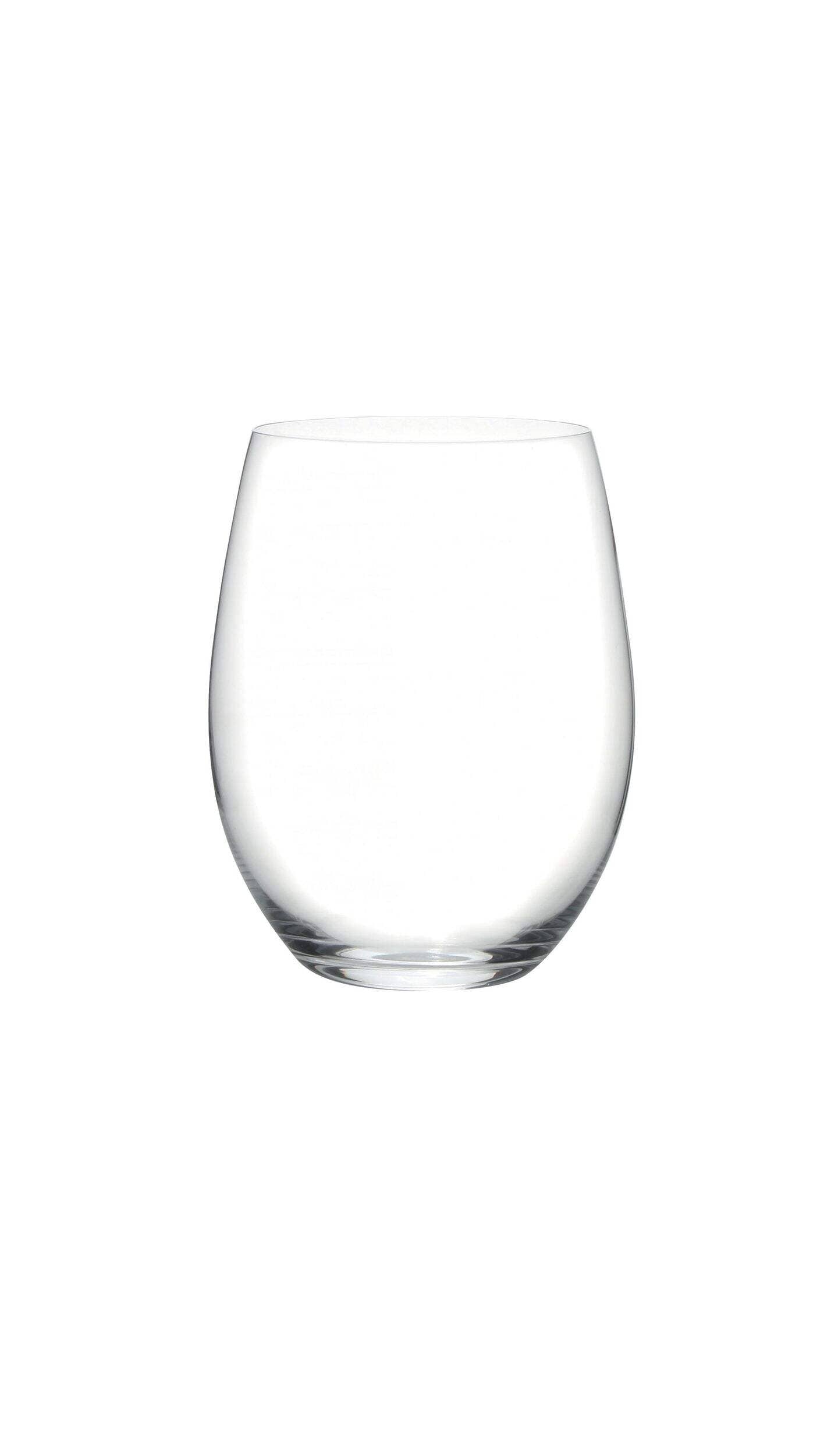 The Home Delight Riedel Stemless Cabernet Wine Glass/Tumbler Set, Clear, 4-pk