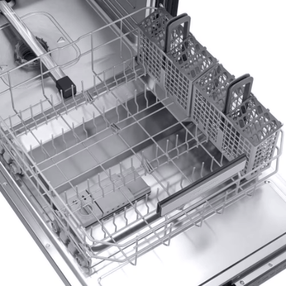 The Home Delight Samsung 24-inch Top Control Smart Dishwasher with 3rd Rack, AutoRelease in Fingerprint Resistant Stainless Steel