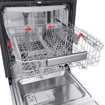 The Home Delight Samsung 24-inch Top Control Smart Dishwasher with 3rd Rack, AutoRelease in Fingerprint Resistant Stainless Steel