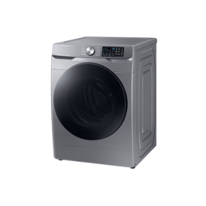 The Home Delight Samsung 5.2 Cu.Ft. Front Load Washer with Super Speed and Built-in Wifi in Platinum