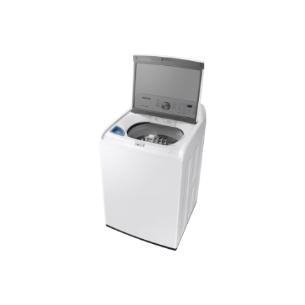 The Home Delight Samsung 5.2 cu. ft. Top Load Washer with Impeller and Vibration Reduction in White