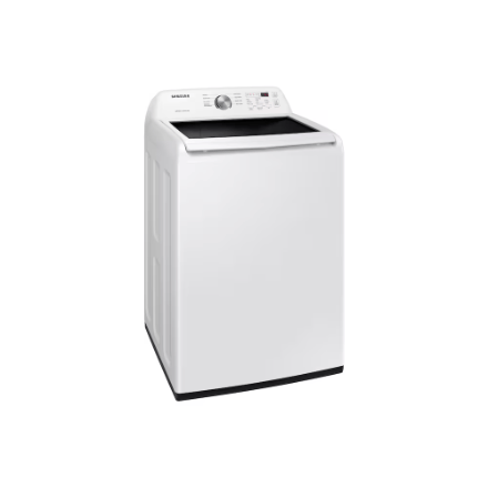 The Home Delight Samsung 5.2 cu. ft. Top Load Washer with Impeller and Vibration Reduction in White