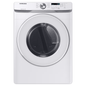 The Home Delight Samsung 7.5 cu. ft. High Efficiency Front Load Electric Dryer with Sensor Dry in White