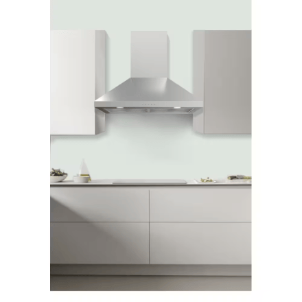 The Home Delight Vissani 30-inch 350CFM Convertible Pyramid Wall-Mounted Range Hood with 3-Speed Setting in Stainless Steel