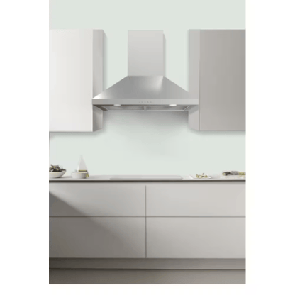 The Home Delight Vissani 30-inch 350CFM Convertible Pyramid Wall-Mounted Range Hood with 3-Speed Setting in Stainless Steel