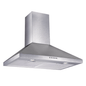 The Home Delight Vissani 30-inch 350CFM Convertible Pyramid Wall-Mounted Range Hood with 3-Speed Setting in Stainless Steel