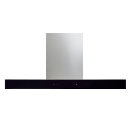 The Home Delight Vissani 30-inch 400CFM Convertible T-Shape Wall-Mounted Range Hood with 3-Speed Setting and Touch Control in Stainless Steel