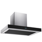 The Home Delight Vissani 30-inch 400CFM Convertible T-Shape Wall-Mounted Range Hood with 3-Speed Setting and Touch Control in Stainless Steel