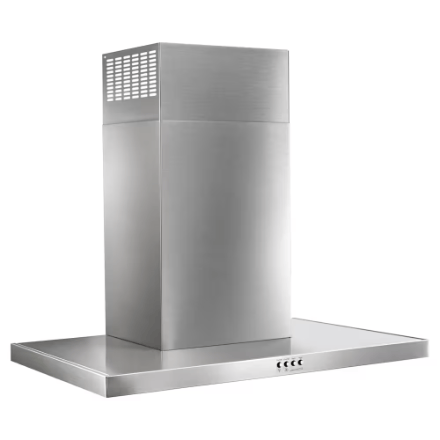 The Home Delight Whirlpool 30-inch Wall Mount Range Hood in Stainless Steel